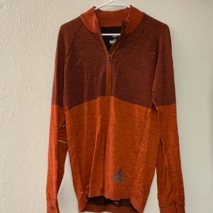 Adidas Climaheat PrimeKnit Half Zip Sweatshirt